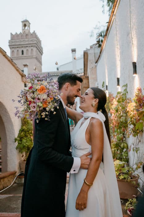 Boda en la finca La Torre by Bonho, zona de arcos donde se celebran ceremonias civiles.