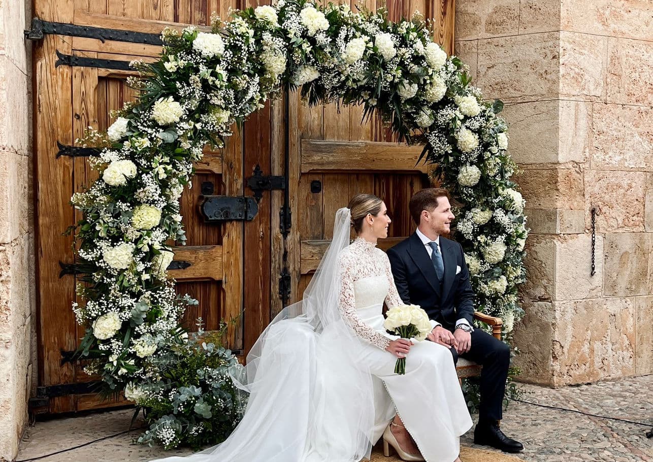 Zona de arcos, boda civil de Alejandra y Carlos