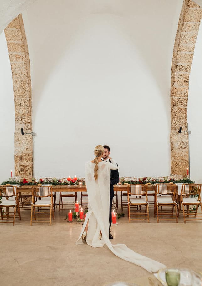 Banquete en bodegas de Blanca y Mariano
