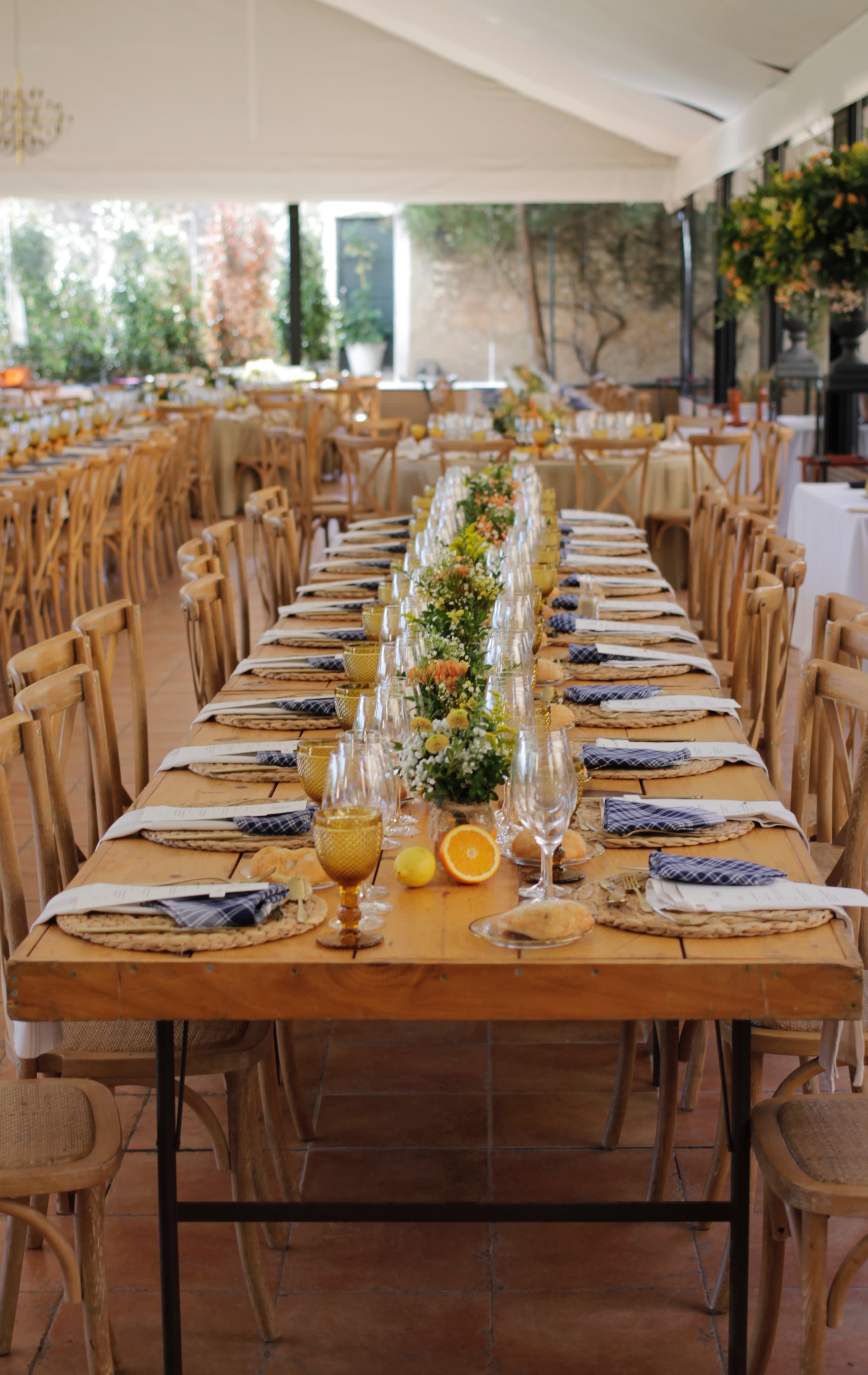 Mesa de boda en La Huerta by Bonho